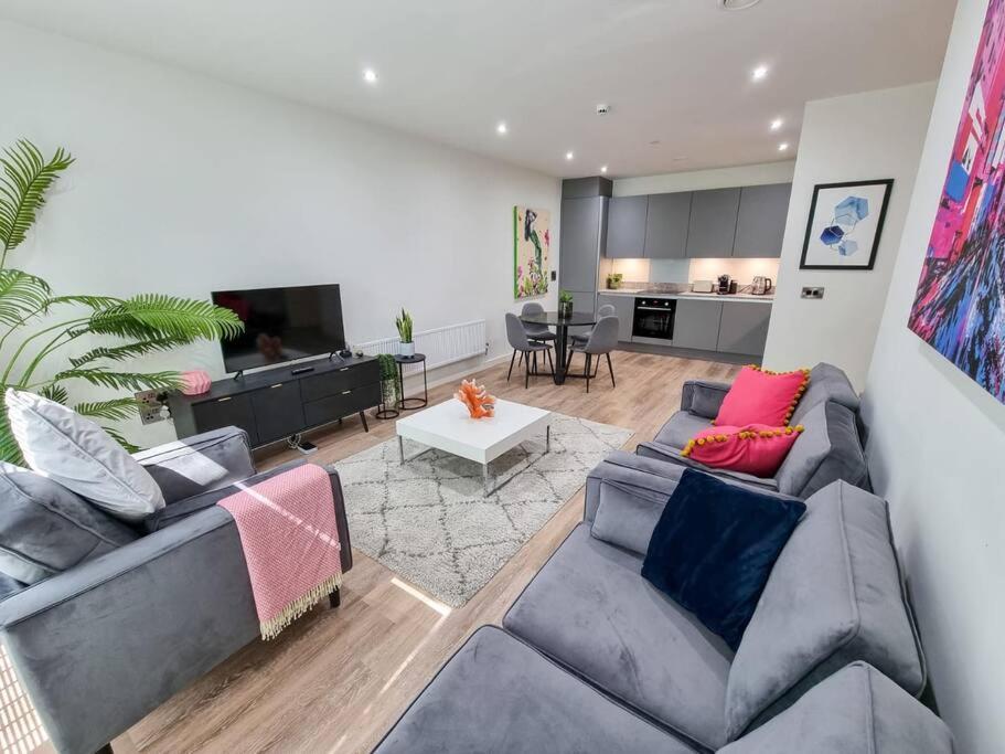 Luxury City Centre Townhouse With Parking Mánchester Exterior foto